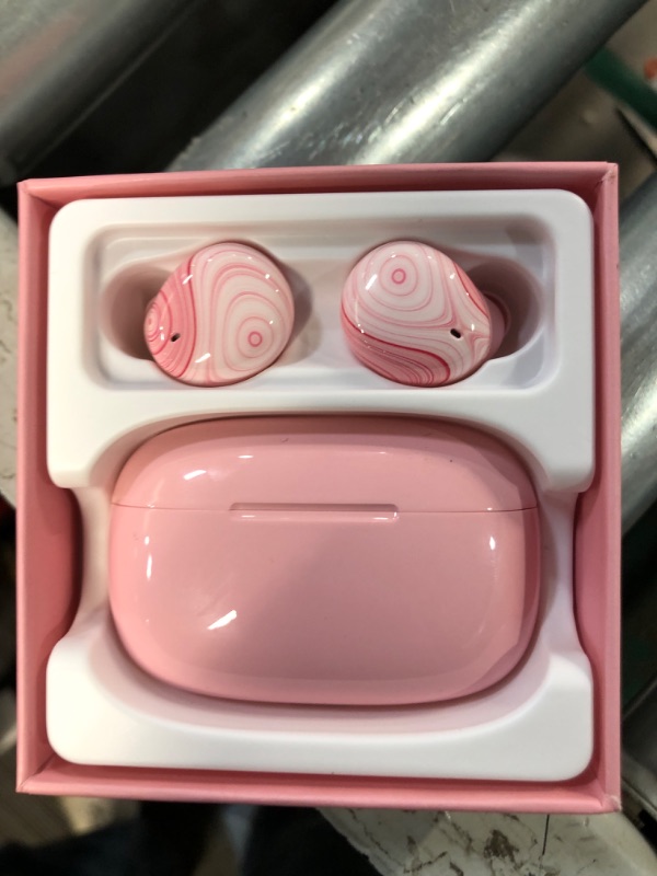 Photo 2 of KOSETON E9 True Wireless Earbuds, Baby Pink 