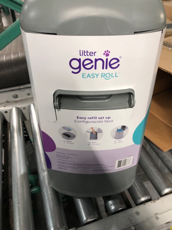 Photo 3 of (OPENED FOR INSPECTION)
Litter Genie Easy Roll Pail - Cat Litter Disposal System - Cat Litter Box Disposal - Cat Litter Scoop - Cat Litter Bags - Silver