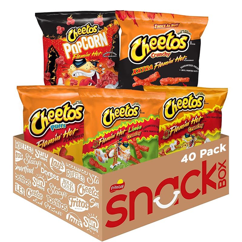 Photo 1 of ** NON REFUNDABLE, SEE NOTES ** Cheetos Flamin' Hot Variety Pack, 40 Count