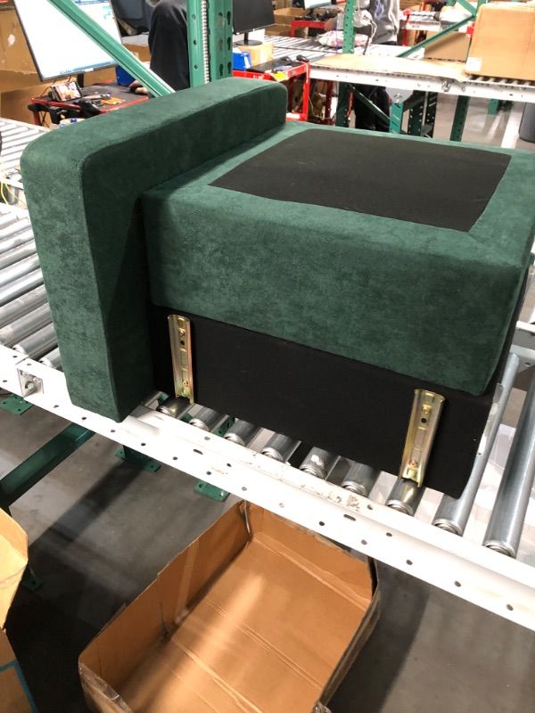 Photo 3 of (MISSING PIECES)
Belffin Velvet Corner Seat Module for Modular Sectional Sofa Couch Corner Sofa Couch Chair Green