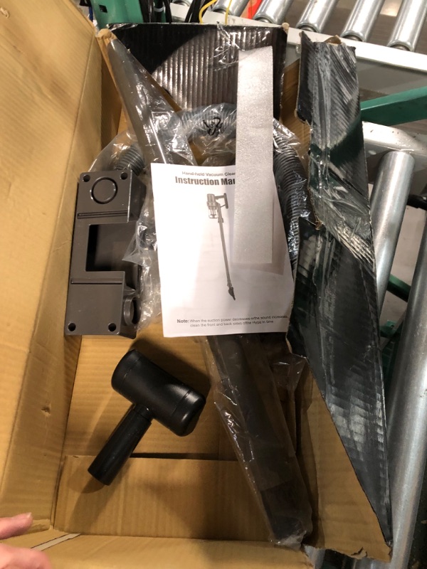 Photo 2 of **NON-REFUNDABLE**NO RETURNS**PARTS ONLY*** 
****BY BIDDING ON THIS ITEM, YOU UNDERSTAND THAT THIS SALE IS FINAL AND ITEM CANNOT BE RETURNED***(MISSING MOTOR)
MOYSOUL Cordless Vacuum Cleaner - 9 in 1 Stick Vacuum with 30000pa Powerful Suction & 600W Brush