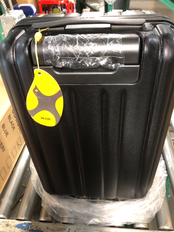 Photo 2 of (OPENED FOR INSPECTION)
MGOB Carry On Luggage 22x14x9 Airline Approved, Hard Suitcases with Spinner Wheels, Polycarbonate Lightweight Luggage, Durable & Stylish, Built-in TSA Lock, Black Space Black S(20in_carry on)