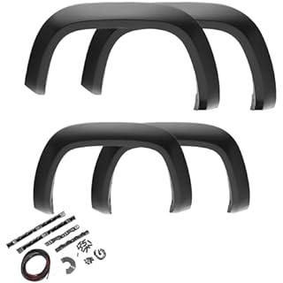 Photo 1 of Bushwacker Extend-A-Fender Extended Front Fender Flares | 2-Piece Set, Black, Smooth Finish | 50055-02 | Fits 2019-2022 Dodge RAM 1500 (Excludes Rebel & TRX Models)