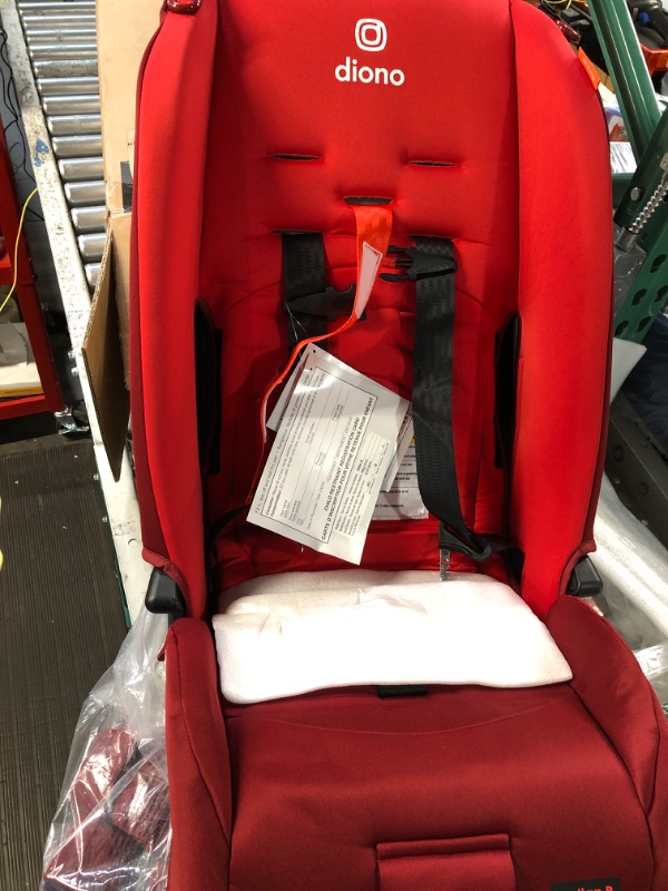 Photo 3 of Diono Radian 3R, 3-in-1 Convertible Car Seat, Rear Facing & Forward Facing, 10 Years 1 Car Seat, Slim Fit 3 Across, Red Cherry Red Cherry Radian 3R Fits 3 Across Car Seat