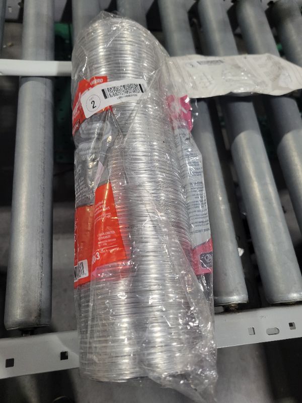 Photo 2 of **MOISSING CLIPS**
Steelsoft Heavy Duty 4"Flexible Dryer Vent Exhaust Duct Hose 6 Feet, Extra Thick(6-ply) Aluminum Foil HVAC Ducting Kit with 4 Clamps
