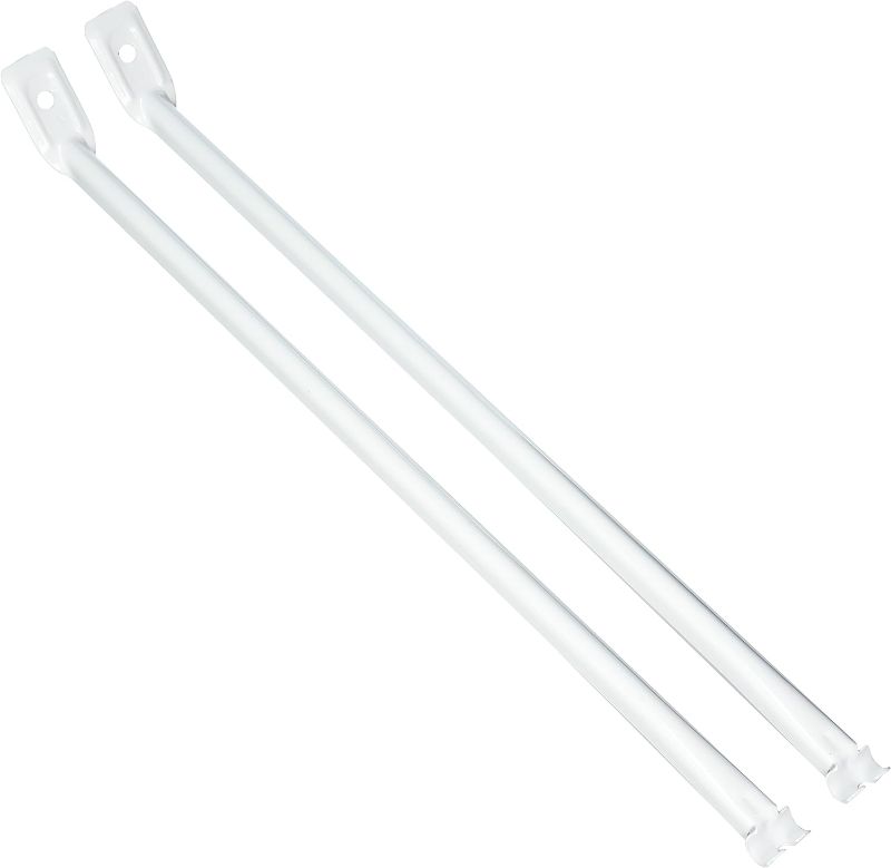 Photo 1 of **MISSING HARDWARE**
CLOSETMAID 660600-12IN 660600 Shelf Bracket, 12&quot, White
