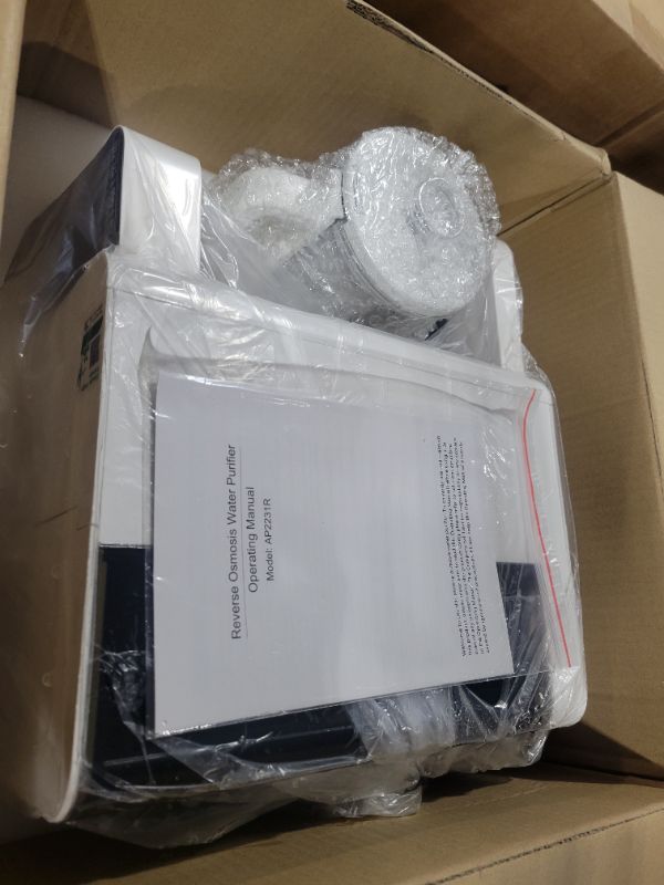 Photo 3 of **SEE NOTES/NON-REFUNDABLE FOR PARTS**
Reinmoson 8 Stage Countertop Reverse Osmosis System, 4 Water Temperature Modes, NSF Certified TDS Reduction, Portable RO Water Filter, 4:1 Pure to Drain Ratio, BPA-Free