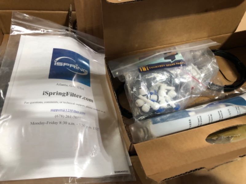 Photo 2 of **NONREFUNDABLE**FOR PARTS OR REPAIR**SEE NOTES**
iSpring RCC7AK 6-Stage Under Sink Reverse Osmosis Drinking Water Filter System