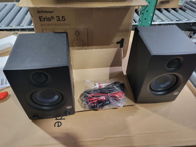 Photo 4 of PreSonus Eris 3.5 Gen 2 — 3.5-inch Powered Desktop Speakers for Multimedia, Gaming, Studio-Quality Music Production, 50W Power 3.5" Studio Monitors (Pair) 2nd Generation