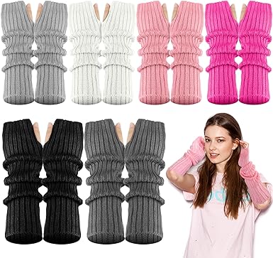 Photo 1 of ****STOCK IMAGE FOR SAMPLE****
Arm Warmers Long Fingerless Gloves Cute Arm Sleeve Arm Covers for Women Girls Colors 14 PAIRS