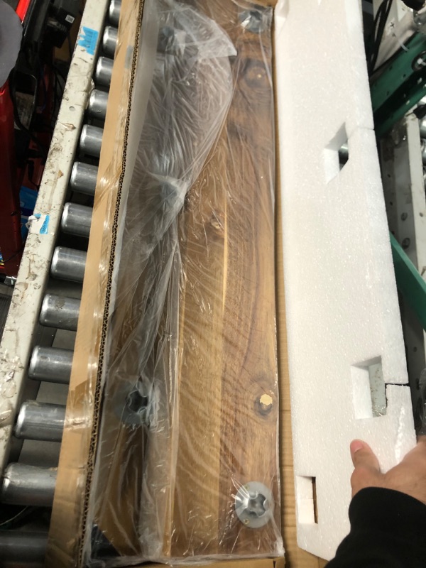 Photo 1 of Frylr Large Dual Monitor Stand Riser,Premium Handmade Hardwood,Adjustable Height Wooden Computer Monitor Stand for Laptop,Printer,TV