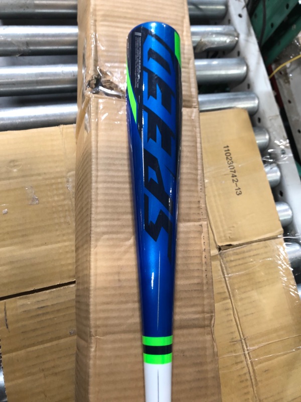 Photo 3 of Easton SPEED USA Baseball Bat | -10 | 1 Pc. Aluminum | Big Barrel Blue / White / Green 28" / 18oz.