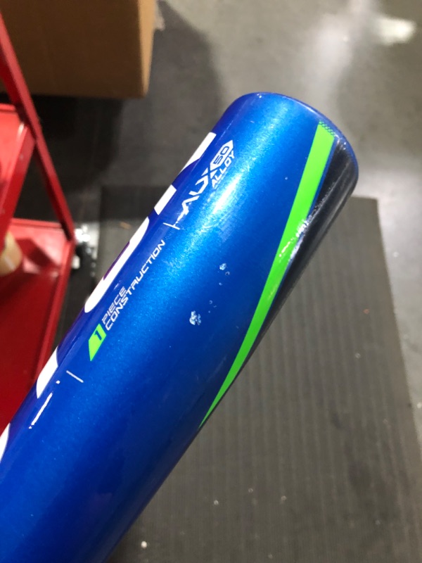 Photo 6 of Easton SPEED USA Baseball Bat | -10 | 1 Pc. Aluminum | Big Barrel Blue / White / Green 28" / 18oz.