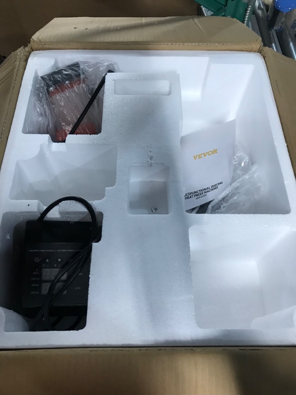 Photo 5 of ****NON REFUNDABLE NO RETURNS SOLD AS IS***
**PARTS ONLY**
EVOR Heat Press, 12x10in Heat Press Machine, Clamshell Sublimation Transfer Printer Fast Heat-up