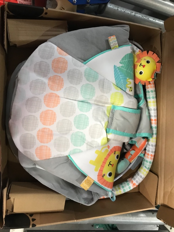 Photo 2 of Bright Starts Whimsical Wild Comfy Baby Bouncer Seat with Soothing Vibration and Music