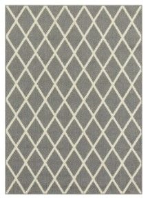 Photo 1 of Style Selections Irene 5 X 7 Grey Squirrel Cream Indoor Geometric Area Rug