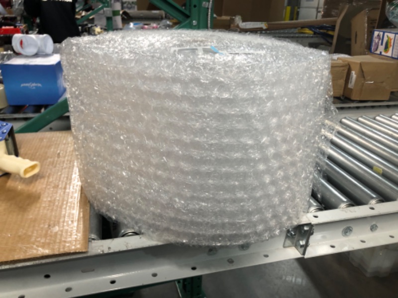 Photo 4 of Amazon Basics Perforated Bubble Cushioning Wrap - Medium 5/16", 12-Inch x 100-Foot Long Roll & Perforated Bubble Cushioning Wrap