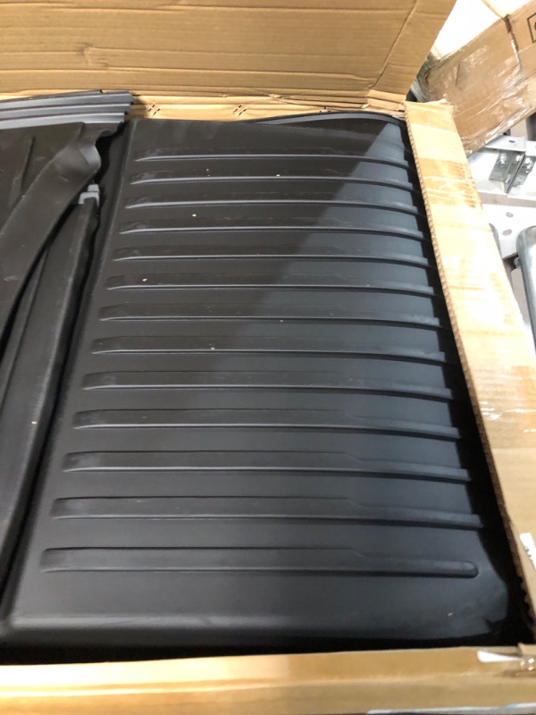 Photo 4 of Xipex Fit 2020-2023 Tesla Model Y Floor Mats Trunk Mat Cargo Mat TPE All Weather Cargo Liner Back Seat Cover