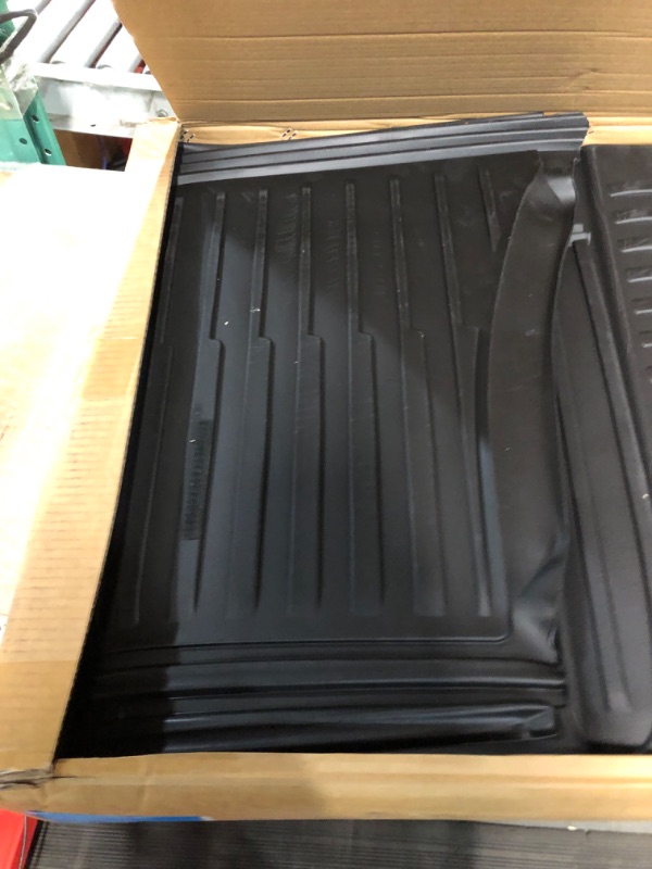 Photo 3 of Xipex Fit 2020-2023 Tesla Model Y Floor Mats Trunk Mat Cargo Mat TPE All Weather Cargo Liner Back Seat Cover