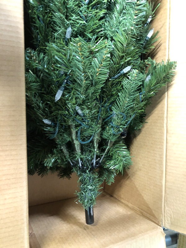 Photo 2 of **NONREFUNDABLE**FOR PARTS OR REPAIR**SEE NOTES**
GE 7.5-ft Montgomery Spruce Pre-lit Slim Artificial Christmas Tree with LED Lights