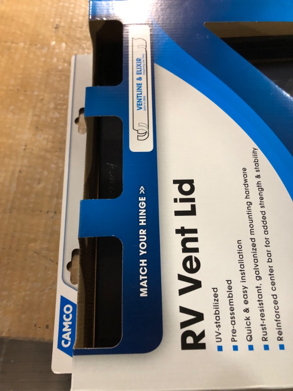 Photo 3 of Camco 40148 Replacement Vent Lid for Ventline/Elixir (Smoke Tint) Ventline (Pre '08 Models)/Elixir ('94 & Up Models) Smoke