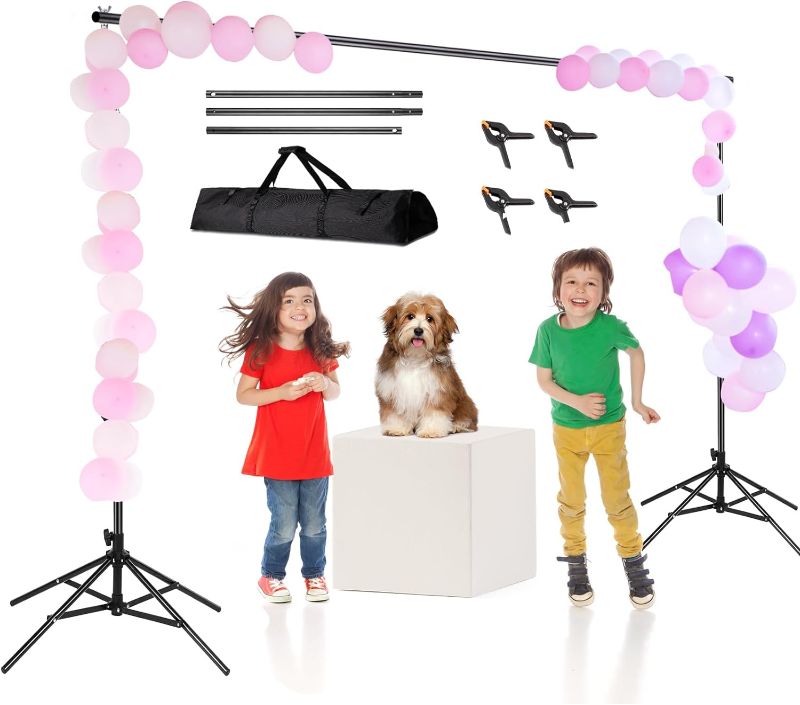 Photo 1 of 
Backdrop Stand, 6.5 x 6.5ft Adjustable Photo Backdrop Stand