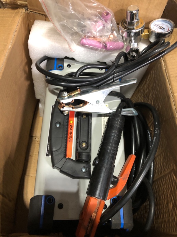 Photo 3 of (UNABLE TO TEST) AZZUNO TIG Welder AC/DC with Pulse 200Amp, 110V/220V Aluminum TIG Welder Machine, TIG/STICK Welding Machine ACDC-200 ACDC 200A