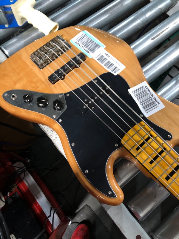 Photo 3 of *SEE NOTES* Squier by Fender Classic Vibe 70's Jazz Bass V - Maple - Natural