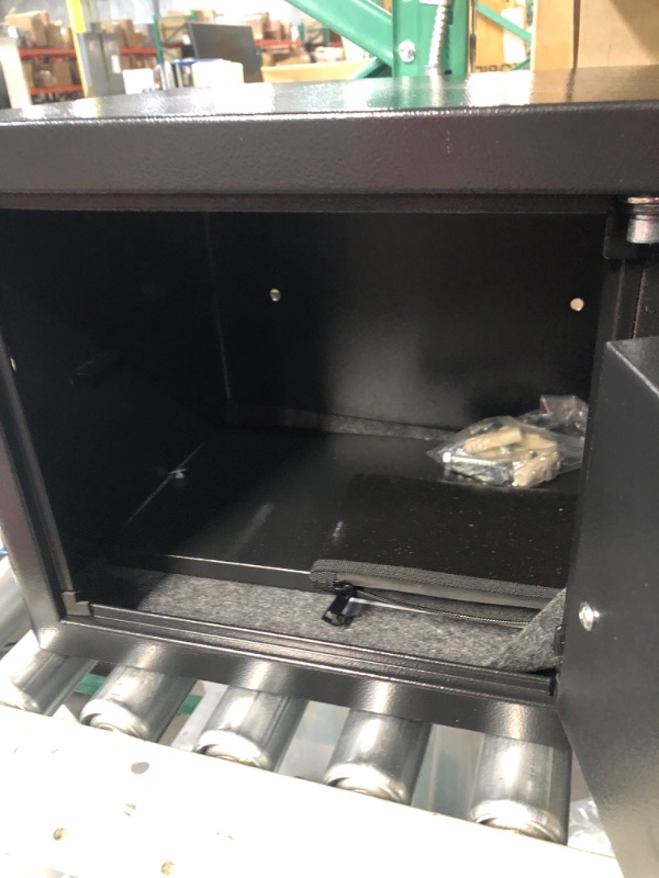 Photo 1 of 1.2 Cu ft Home Safe Fireproof Waterproof, Digital Home Security Safe with Electronic Keypad & Sensor Light, Fireproof Safe with Fireproof Document Bag, Medicine Lock Box for Money Firearm Valuables 1.2 Cubic Feet