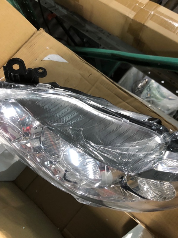 Photo 3 of munirater Headlights Assembly Silver Headlamp Replacement for 2009-2010 Corolla Driver and Passenger Side with Amber Corner 8115002670, 8111002670, 8115002680, 8111002680