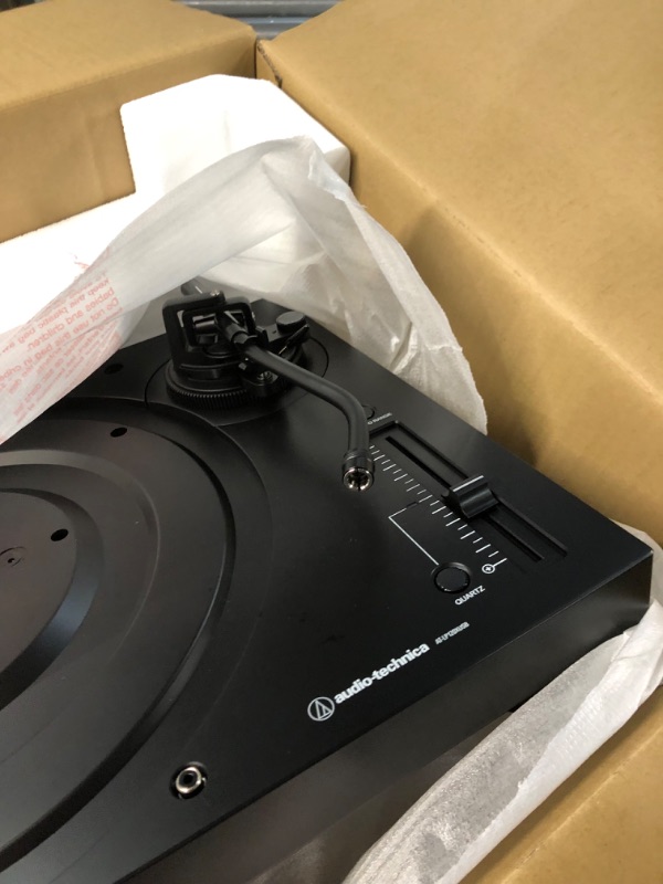 Photo 7 of Audio-Technica AT-LP120XUSB-BK Direct-Drive Turntable (Analog & USB), Fully Manual, Hi-Fi, 3 Speed, Convert Vinyl to Digital, Anti-Skate and Variable Pitch Control Black