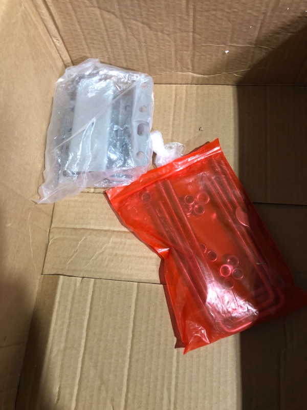 Photo 1 of VEVOR Boat Trailer Guide-ons, One Pair Aluminum Trailer Guide ons, Rust-Resistant Trailer Guides with Adjustable Width, Mounting Parts Included 22"?with White PVC Tube Covers