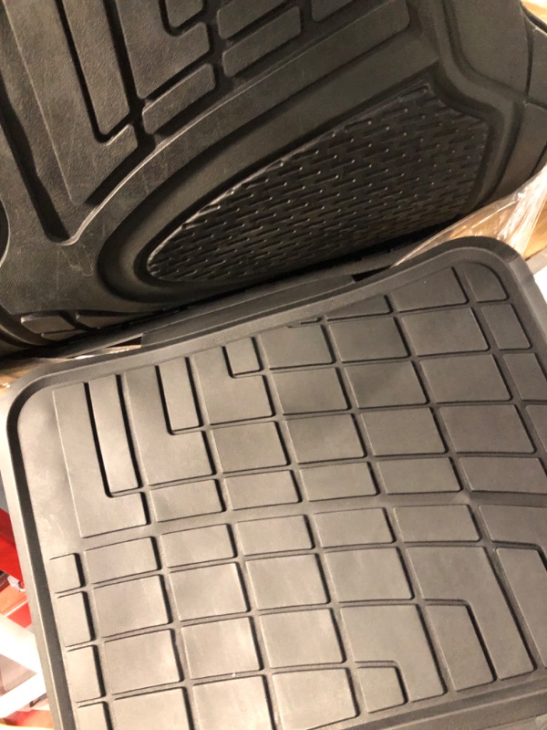 Photo 3 of [READ NOTES]
FH Group Automotive Floor Mats - Heavy-Duty Rubber Floor Mats for Cars, Universal Fit Full Set, Climaproof Floor Mats, Trimmable Floor Mats 