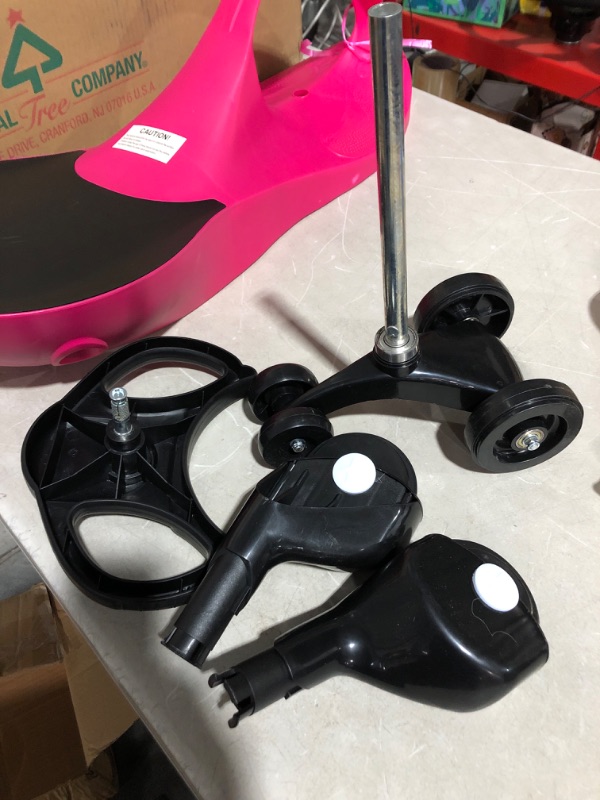 Photo 4 of * used * broken wheel * see images * 
Hey! Play! Zig Zag Ride On Car- No Batteries, Gears or Pedals- Twist, Wiggle & Go- Outdoor Play Toy for Boys and Girls