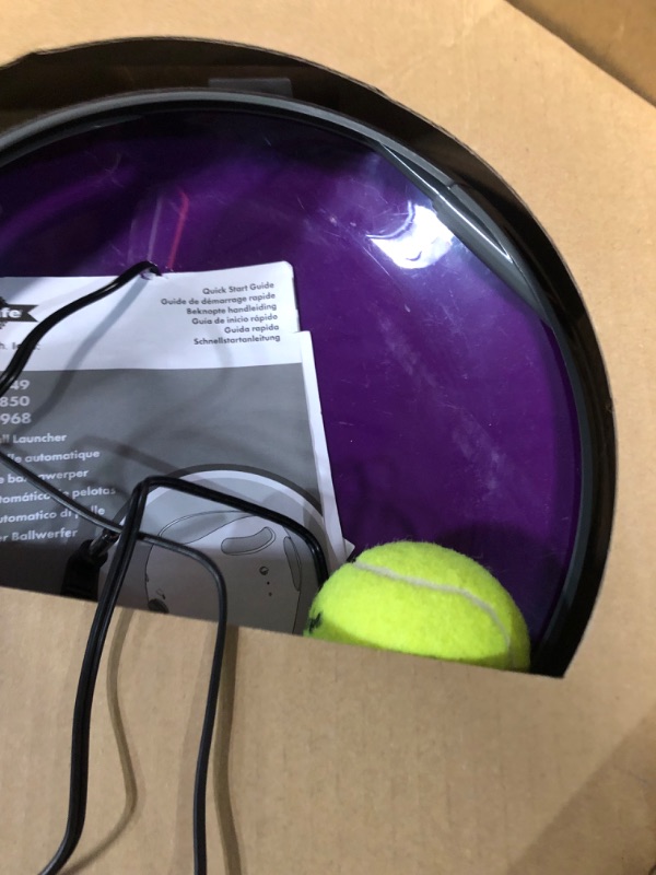 Photo 1 of **NONREFUNDABLE**FOR PARTS OR REPAIR**SEE NOTES**
PetSafe Automatic Tennis Ball Launcher – Interactive Dog Ball Thrower – Adjustable Range – Motion Sensor – Indoor & Outdoor Toy – A/C Power or Batteries – Fetch Machine for Small to Large Dogs , Gray Autom