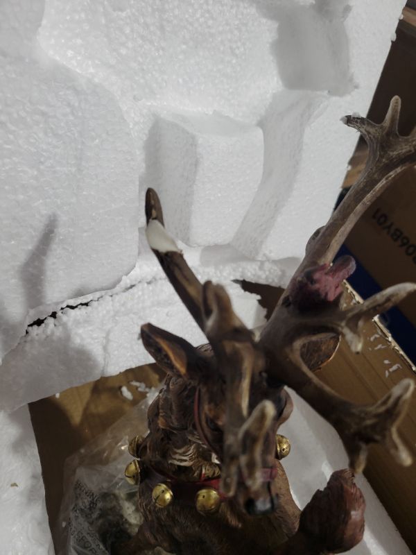 Photo 4 of **SEE NOTES/DAMAGED**
Napco Imports Reindeer and Forrest Friends 16 x 12.5 inch Christmas Table Top Figurine Decoration