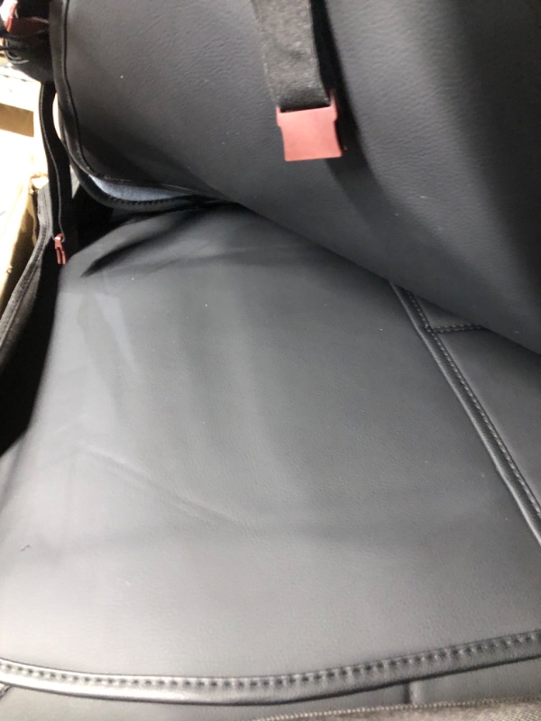 Photo 3 of *SEE NOTES* Coverado Car Seat Covers Full Set, Dodge RAM Seat Cover Waterproof Leather Protector Fit 2009-2023 1500 2010-2023 2500 3500 Truck Pickup CrewCab with Curved Back Bench, Black Black FullSet