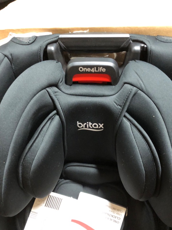 Photo 2 of Britax One4Life Convertible Car Seat, 10 Years of Use from 5 to 120 Pounds, Converts from Rear-Facing Infant Car Seat to Forward-Facing Booster Seat, Machine-Washable Fabric, Onyx