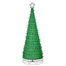 Photo 1 of *PARTS* *SEE NOTES* Holiday Living 80-in Tree Free Standing Decoration with Multicolor LED Lights
