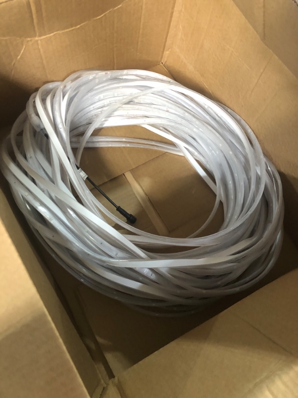 Photo 1 of 300ft Outdoor LED Strip Lights Waterproof With self-adhesive back,IP68 Outside Led Lights Strips Waterproof with Bluetooth App Remote,Music Sync RGB Exterior Led Rope Lights,for Balcony,Deck,Roof,Pool 300FT(Outdoor Waterproof)