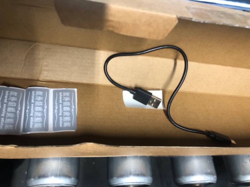 Photo 1 of LINPOK LED Door Sill Lights, 4Pcs Wireless Car Door Lights, Bloomcar LED Door Sill with 7 Lighting Colors, Auto-Sensing, IP67 Waterproof, Customized Door Lights Logo for All Car Models 4pcs For BBM-MWW
