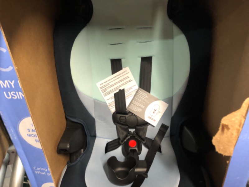 Photo 2 of Cosco Finale DX 2-in-1 Booster Car Seat, Forward Facing 40-100 lbs, Rainbow