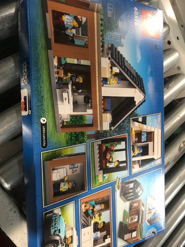 Photo 3 of *unopened* LEGO City Family House and Electric Car 60398 Building Toy Set, Includes a Kitchen, 2 Bedrooms, Greenhouse, Solar Panels Plus 3 Minifigures and a Puppy, Gift Idea for Ages 6+