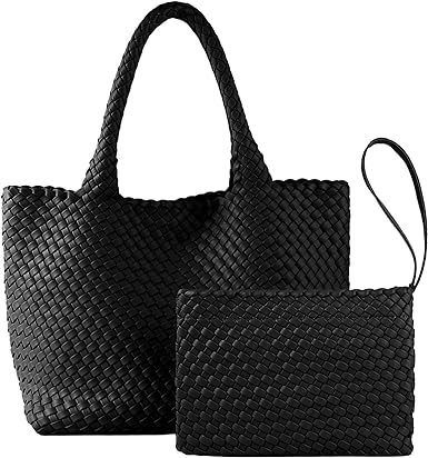 Photo 1 of ***STOCK PHOTO FOR REFERENCE*** Woven Tote bags, Small, Black