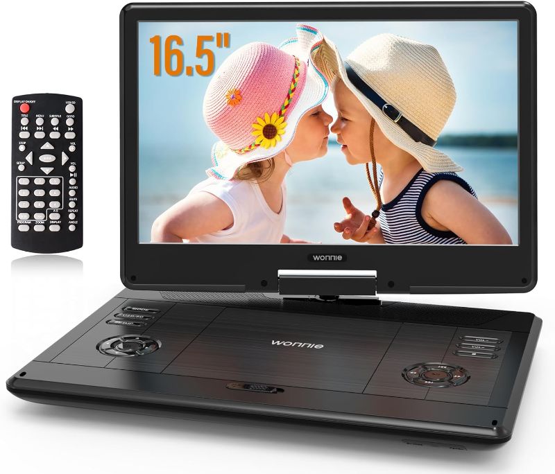 Photo 1 of 16.5" Portable DVD Player with 14.1" Large HD Swivel Screen