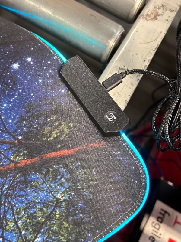 Photo 1 of ***STOCK PHOTO FOR REFERENCE*** RGB Large Mouse Pad - see pics for color