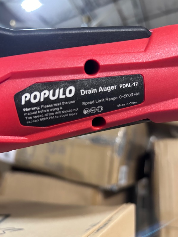 Photo 7 of POPULO Electric Drain Auger