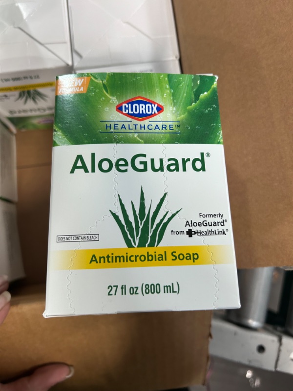 Photo 5 of ****EXPIRED JUNE 10 2022**** Clorox Healthcare® AloeGuard® Antimicrobial Soap, 27 Ounces Each (12 Pack)
