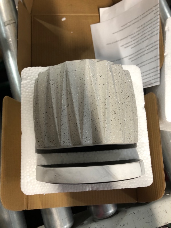 Photo 1 of Romway Concrete Portable,Mini fire pit,tabletop fireplace for Indoor and Outdoor Use (Sand Color)