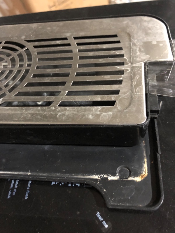 Photo 7 of **HEAVILY USED/RUSTED**FOR PARTS ONLY**
Avanti Elite Series Countertop Nugget Ice Maker and Dispenser, 33 lbs, in Black Stainless Steel (NIMD3314BS-IS)